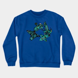 Two Koi Fish Crewneck Sweatshirt